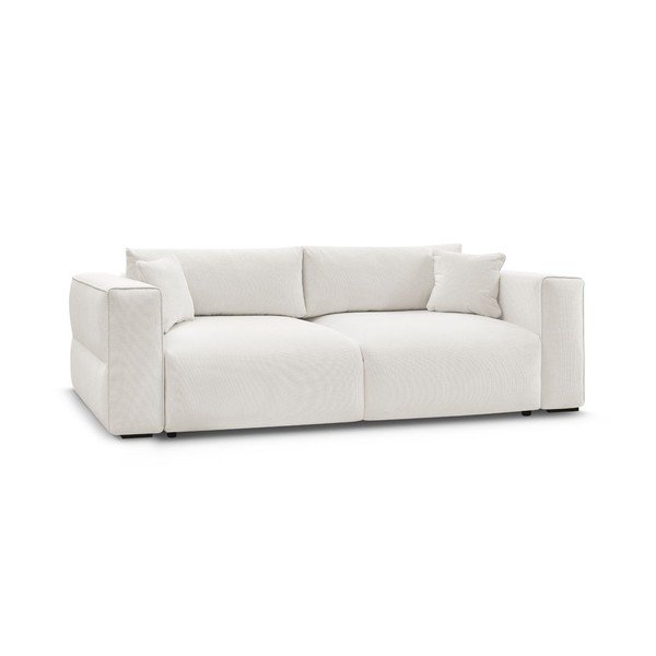 Biała rozkładana/ze schowkiem sofa 265 cm Ezechiel – Bobochic Paris-image-2
