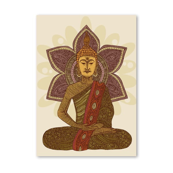 Plakat "Sitting Buddha", Valentina Ramos