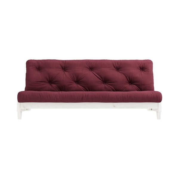 Sofa rozkładana Karup Design Fresh White/Bordeaux