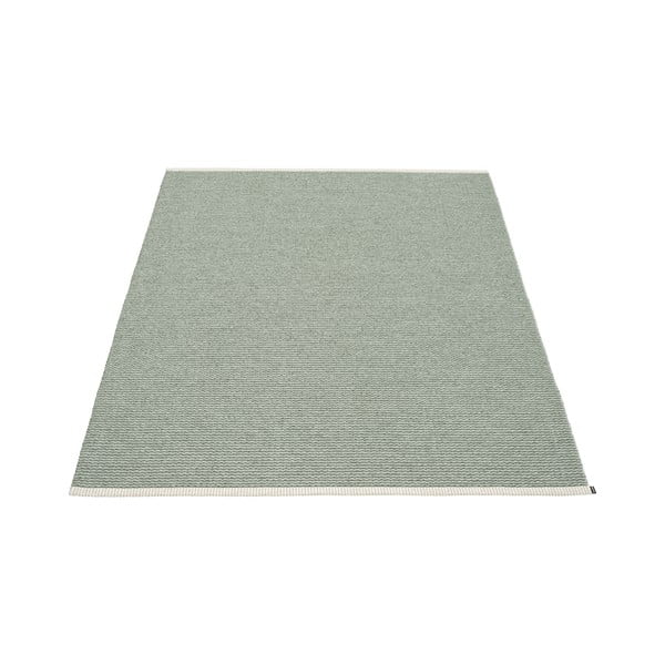 Jasnozielony dywan odpowiedni na zewnątrz 140x200 cm Mono Sage Army – Pappelina