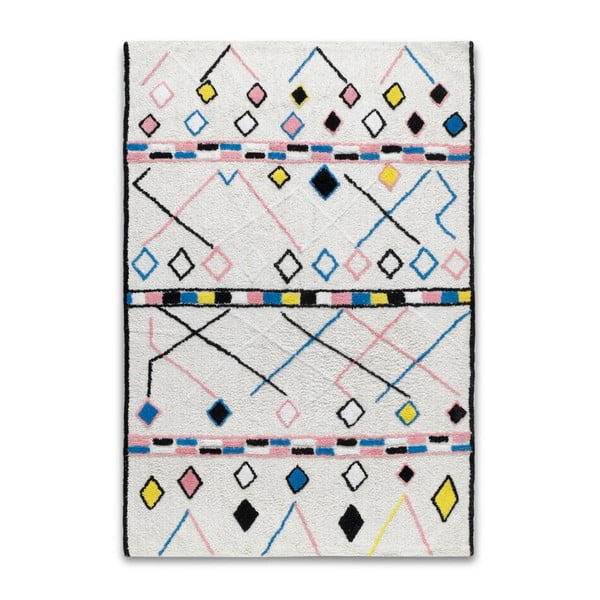 Kolorowy dywan z bawełny HF Living Morocco, 140x200 cm