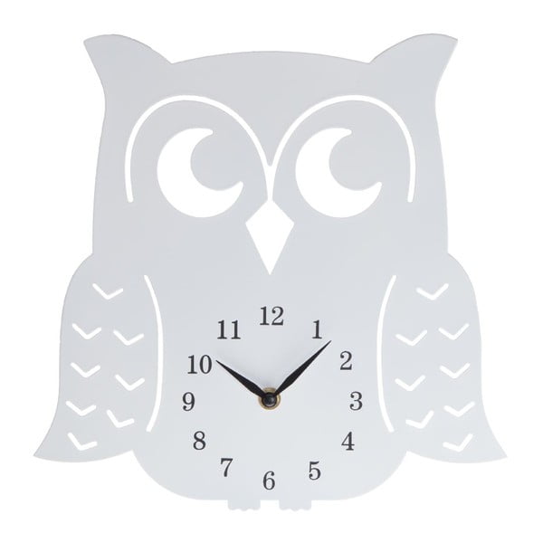 Zegar drewniany Clock Owl, 30 cm