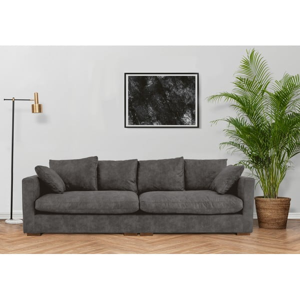 Antracytowa sofa 266 cm Comfy – Scandic-image-1
