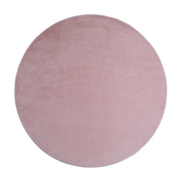 Jasnoróżowy okrągły dywan odpowiedni do prania ø 160 cm Joy – Ayyildiz Carpets
