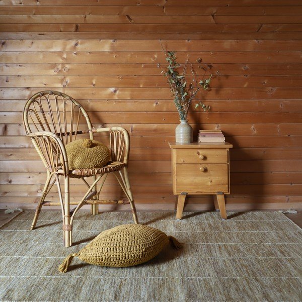 Poduszka dziecięca Plume Moutarde – Nattiot-image-2