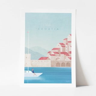 Plakat Travelposter Croatia, 50 x 70 cm