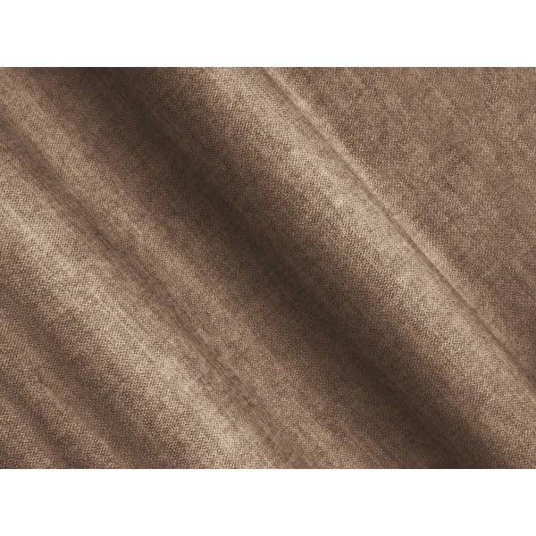 Brązowy aksamitny narożnik (lewostronny/w kształcie litery U) Loretto – Cosmopolitan Design-image-4