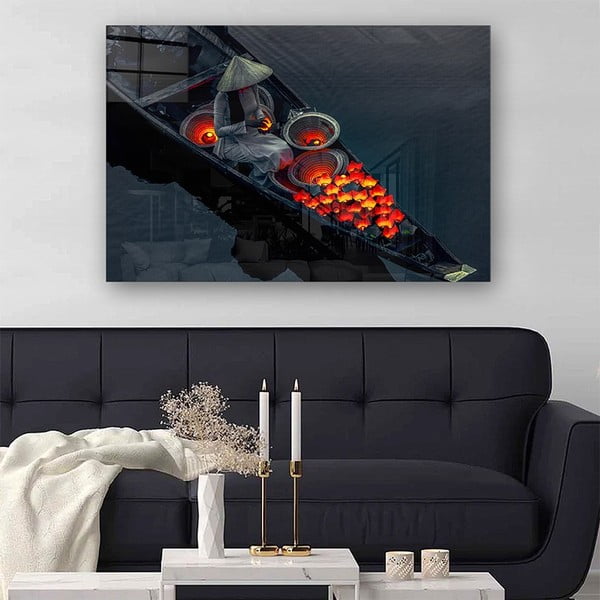 Szklany obraz 70x50 cm China – Wallity-image-1