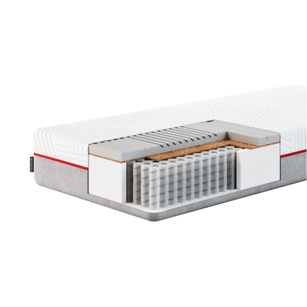 Twardy sprężynowy materac 120x200 cm Rosso – MESONICA-image-2