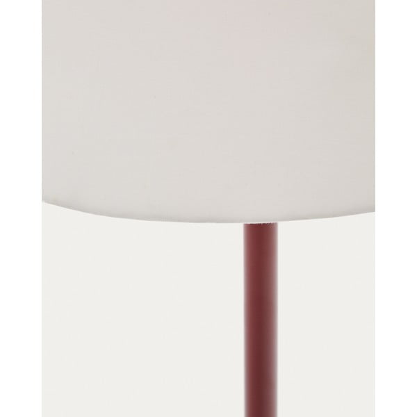 Lampa stojąca w kolorze terakoty z tekstylnym kloszem (wysokość 153 cm) Navat – Kave Home-image-4