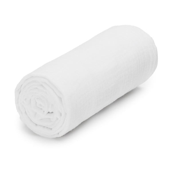 Biały ręcznik dziecięcy muślinowy 120x120 cm – T-TOMI
