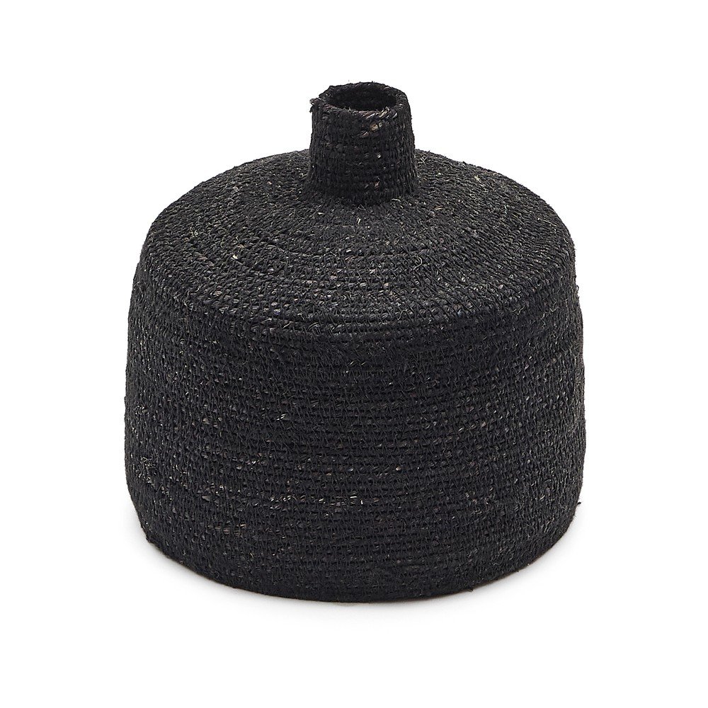 Czarny wazon (wysokość 20 cm) Salinas – Kave Home