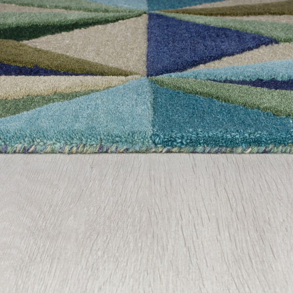Niebieski wełniany dywan 120x170 cm Reverie – Flair Rugs-image-3