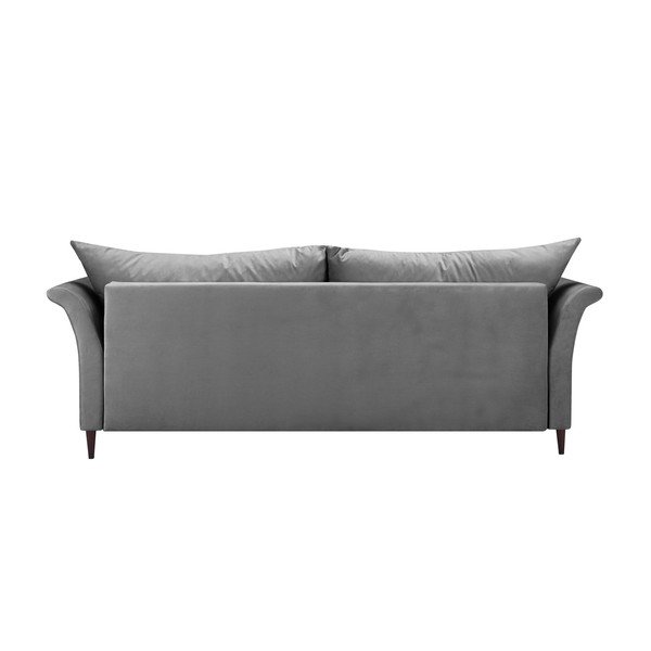 Jasnoszara rozkładana sofa ze schowkiem Mazzini Sofas Pivoine-image-4