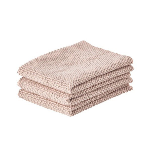 Ścierki bawełniane zestaw 3 szt. 27x27 cm − Zone-image-1