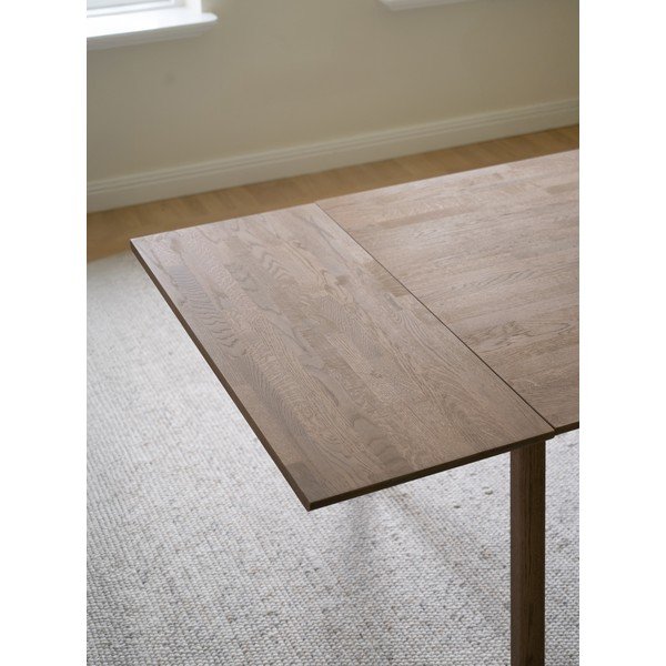 Dodatkowy blat do stołu z litego drewna dębowego 95x45 cm Clapperton – Rowico-image-2