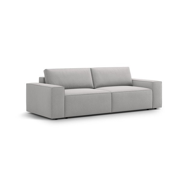 Jasnoszara rozkładana sofa 247 cm Jodie – Micadoni Home-image-2