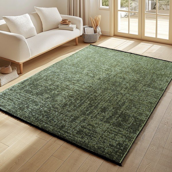 Zielony dywan odpowiedni do prania 200x290 cm Space – Ayyildiz Carpets-image-1