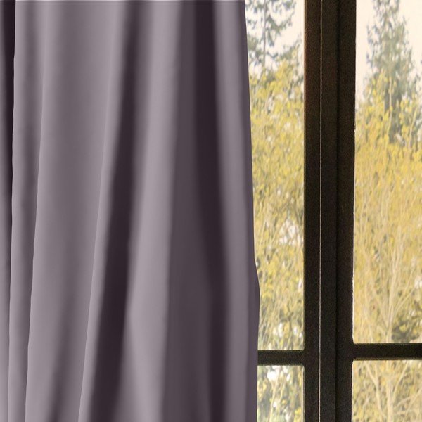 Ciemnoszare zaciemniające zasłony zestaw 2 szt. 132x213 cm Twilight – Umbra-image-4