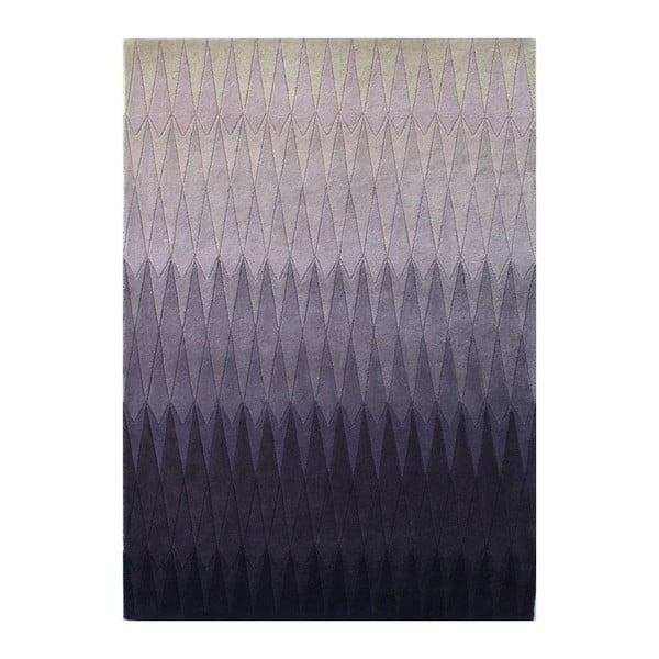 Wełniany dywan Acacia Purple, 140x200 cm