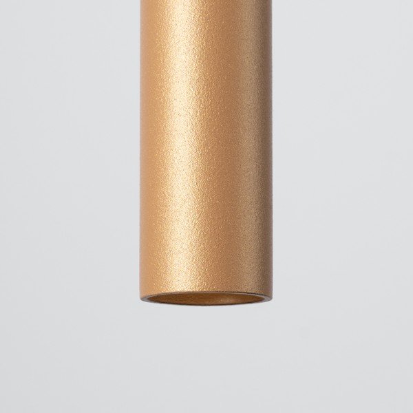 Metalowa lampa wisząca w kolorze złota Fideus – Sollux-image-4