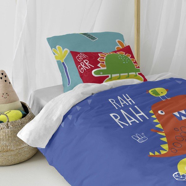 Dziecięca pościel bawełniana Moshi Moshi Funnysaurus, 140x200 cm-image-3