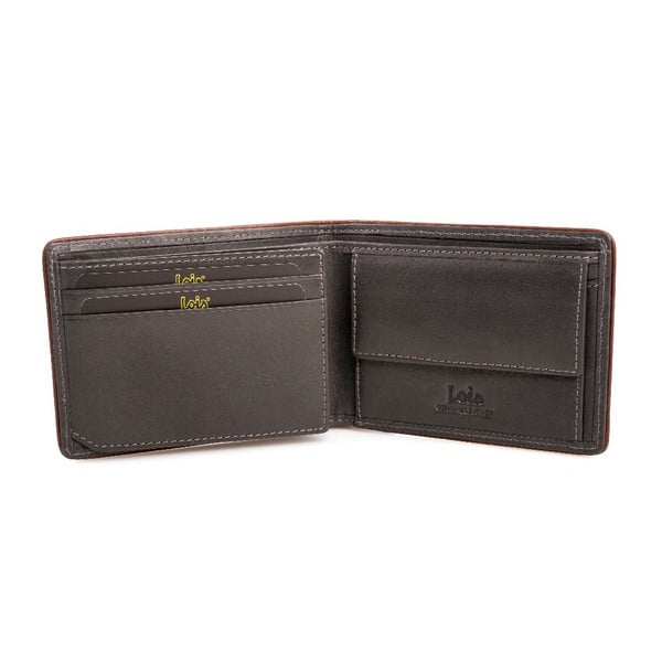 Skórzany portfel Lois Jeans Steve, 11x8 cm-image-1