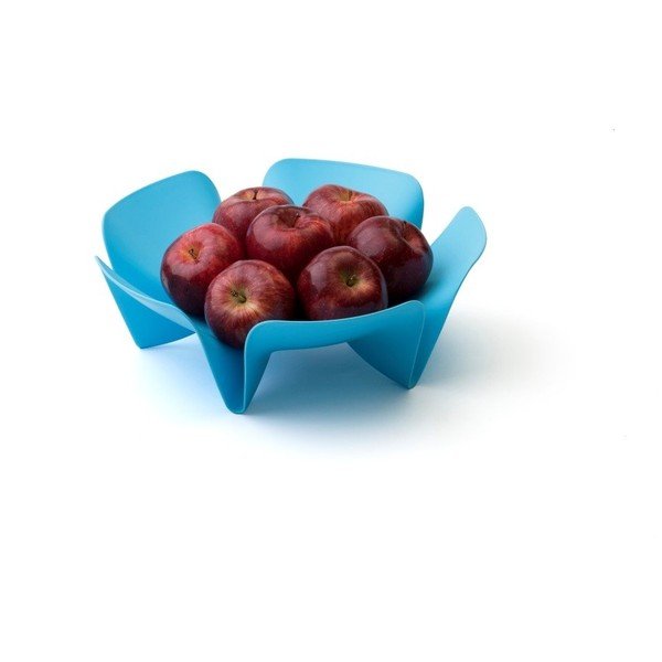 Mała
  niebieska misa na owoce Qualy Flower Fruit Tray-image-1