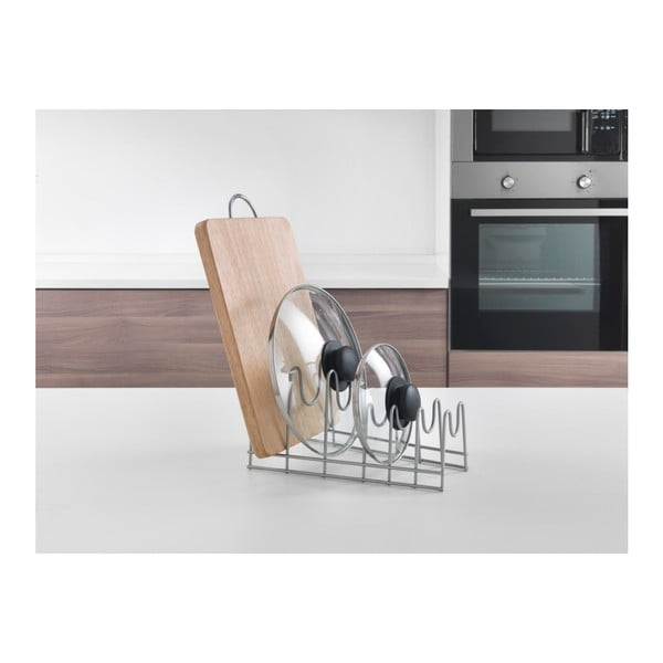 Metalowy stojak na patelnie Metaltex Lido-image-1