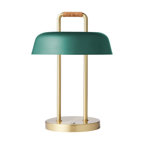 Zielona lampa stołowa Hammel Heim