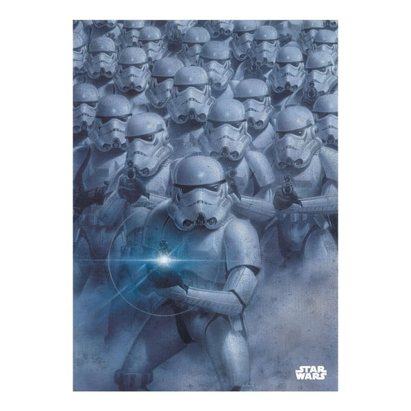 Plakat z blachy Star Wars Epics - Trooper Army
