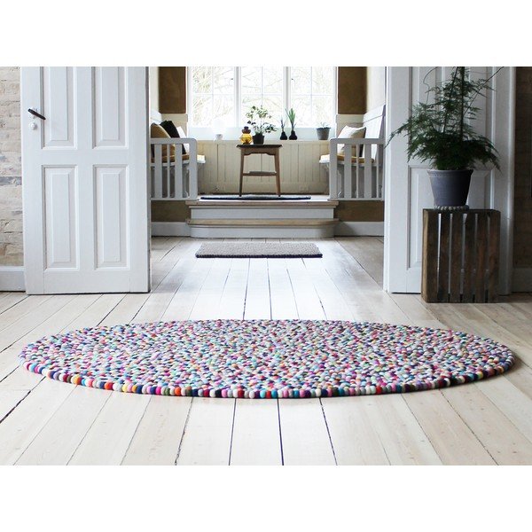 Wełniany dywan kulkowy Wooldot Ball Rugs Multi Pang, ⌀ 200 cm-image-2