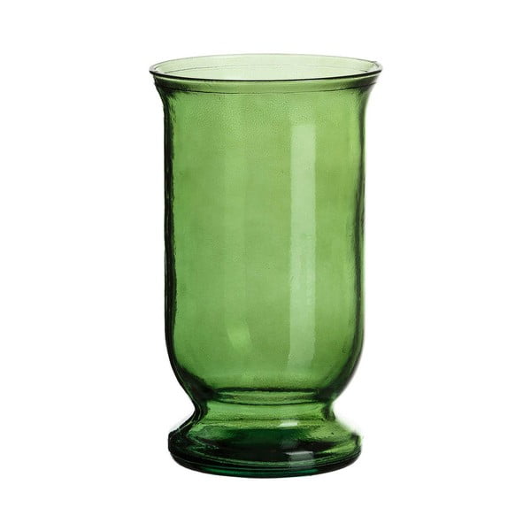 Zielony szklany świecznik Tropicho, wys. 25 cm