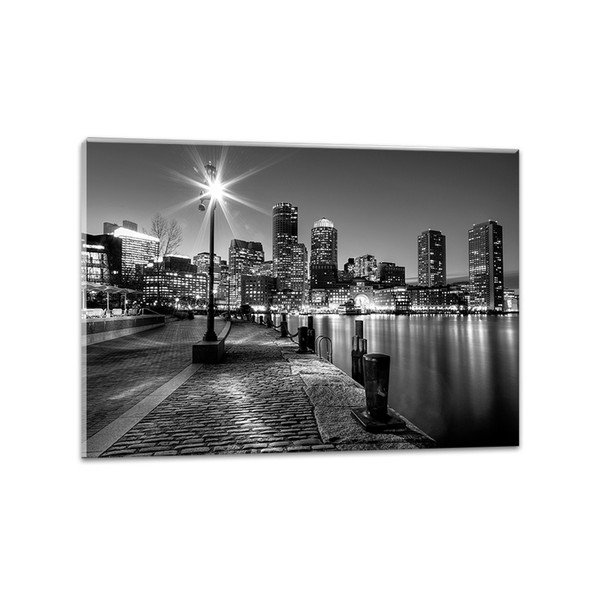 Obraz Styler Canvas City B&W, 70x100 cm