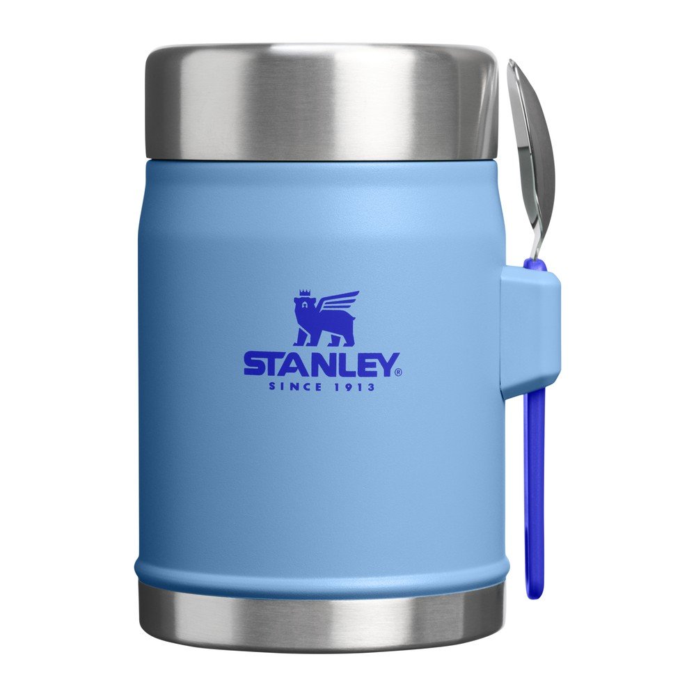 Niebieski termos na jedzenie ze stali nierdzewnej 400 ml Legendary Food Jar + Spork Blue Sky – Stanley