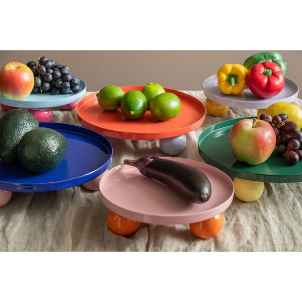 Metalowa taca dekoracyjna ø 20 cm Double Funky – PT LIVING-image-2