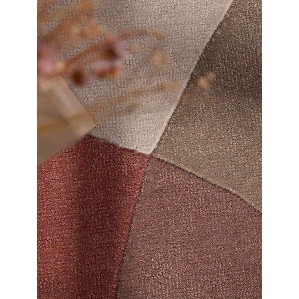 Beżowy wełniany okrągły dywan tkany ręcznie ø 200 cm Hackney Clarissa – Ted Baker-image-2