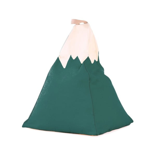 Zielony/beżowy dziecięcy worek do siedzenia Mountain – Little Nice Things