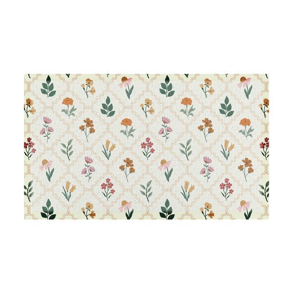 Wycieraczka z PVC 40x70 cm Vintage Floral Stamp – Artsy Doormats