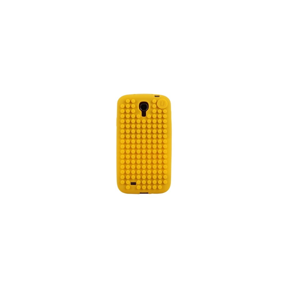 Pikselowe etui na Samsung S4, żółte