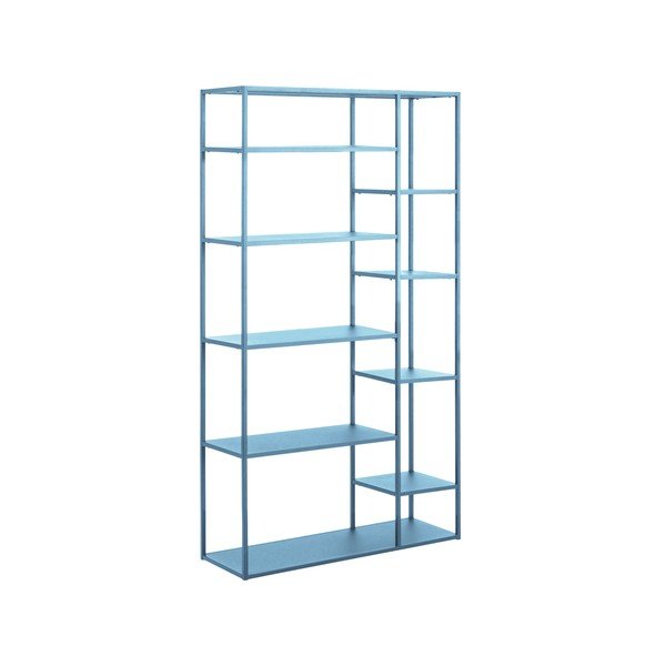 Niebieski metalowy regał 120x188 cm Sisto – Støraa-image-1