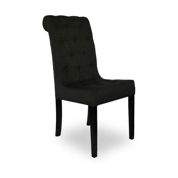 Czarne krzesło Massive Home Katie