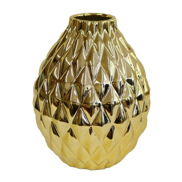 Wazon ceramiczny w złotej barwie Maiko
  Jarron, 20 cm