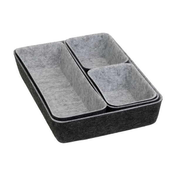 Tekstylne organizery do szuflady zestaw 5 szt. – Casa Selección-image-1