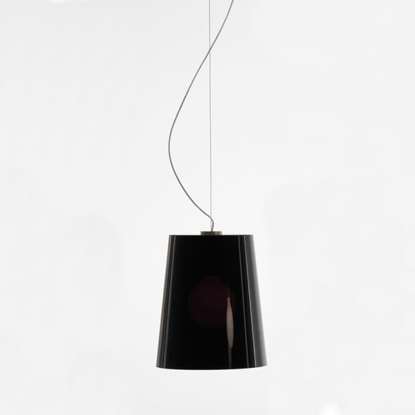 Czarna lampa wisząca Pedrali L001S/B