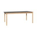 Stół z litego drewna dębowego 107x190 cm Oblique – Hübsch