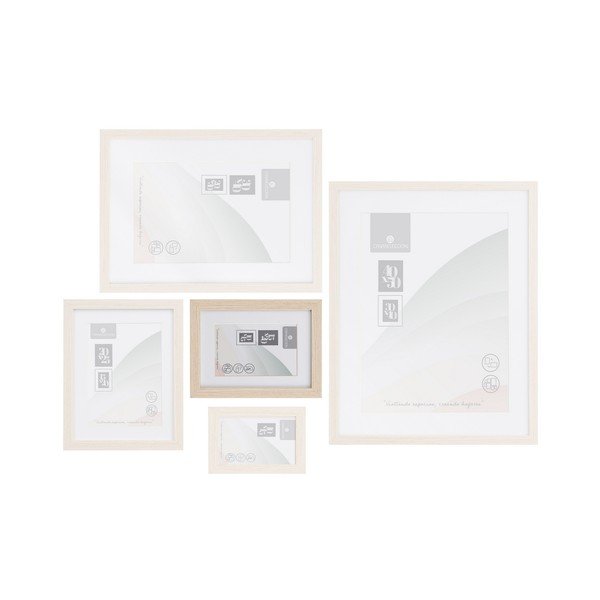 Ramka stojąca/ścienna w naturalnym kolorze 17,5x22,5 cm Sencillo – Casa Selección-image-1