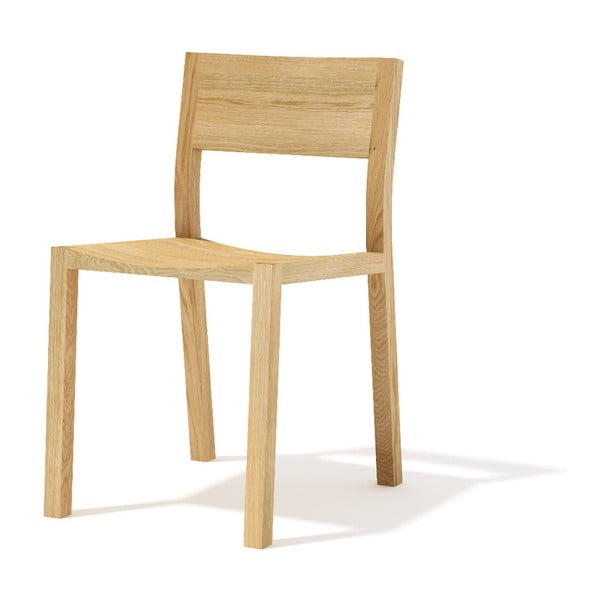 Krzesło z litego drewna dębowego Javorina Leia