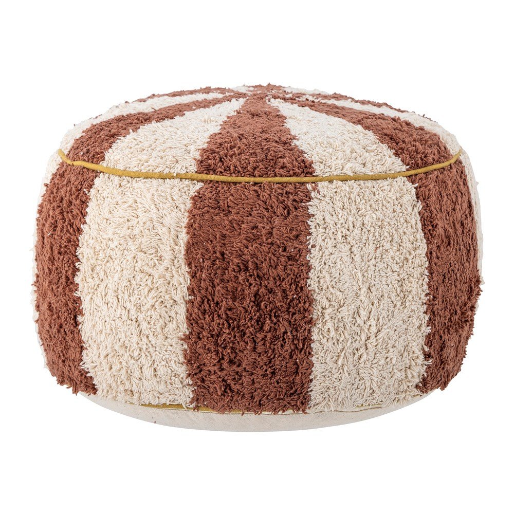 Beżowy/w kolorze terakoty puf dziecięcy Charoline – Bloomingville Mini
