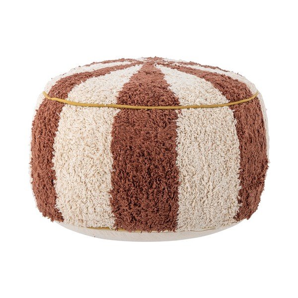 Beżowy/w kolorze terakoty puf dziecięcy Charoline – Bloomingville Mini